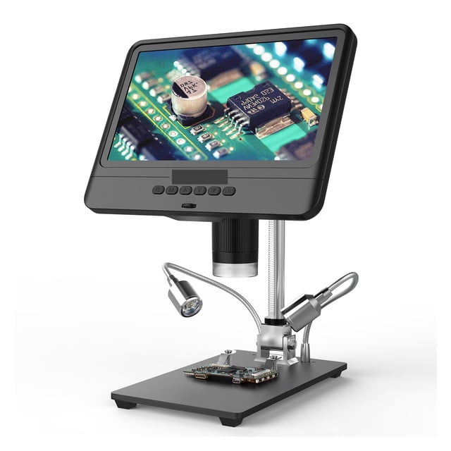 Microscope AD208S/G1000 Digital Microscope for Soldering Electronic LCD 5-1200X 1080P Scope Soldering Tool ,Powerful telephoto capabilities
