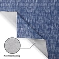 thumbnail image 4 of YUSAZENS 4 x 6 Modern Solid Area Rug Machine Washable, Non-Slip Low-Pile Door Mat for Entryway, Laundry, Soft Floor Mat for Home, Office, Living Room Blue, 4 of 6