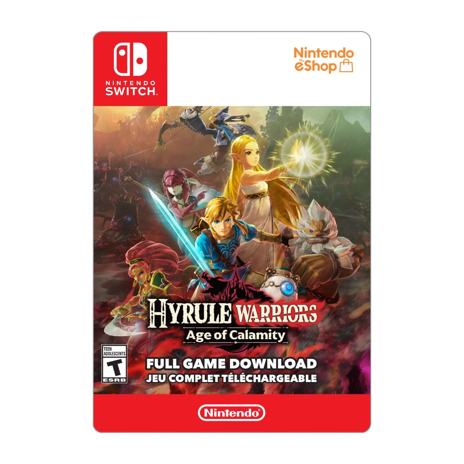 Nintendo Switch Hyrule Warriors Age of Calamity 79.99 (Digital