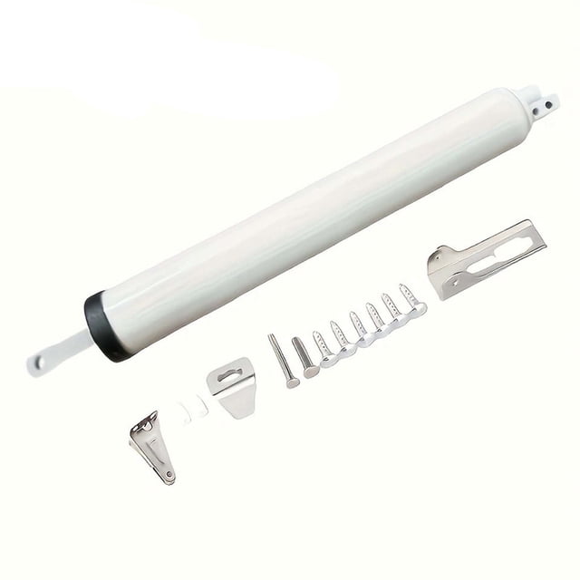 Adjustable Pneumatic Screen Door Closer, Quiet Self-Closing Mechanism for Screen Doors, No-Slam for 50-90cm Width