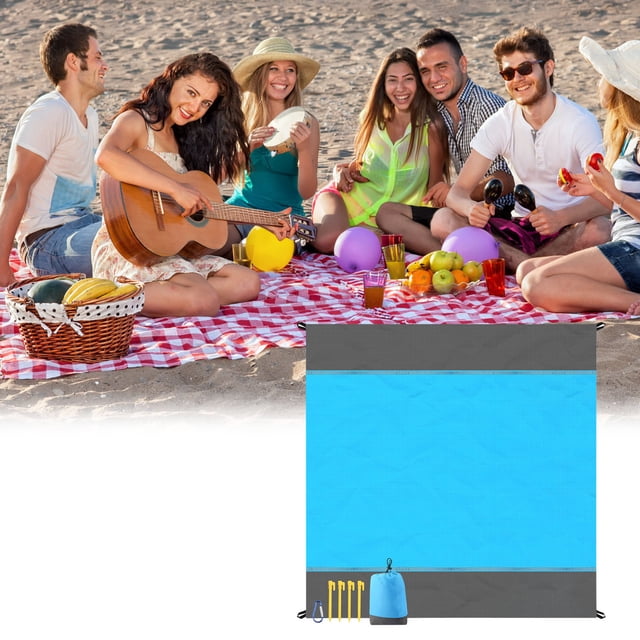 Beach Blanket Outdoor Picnic Blanket Large Sand Water Proof Beach Mat