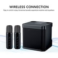 thumbnail image 3 of Karaoke Speakers, Easy To Control  Speaker Microphone Set Interesting Black  for Dormitory for Home, 3 of 7