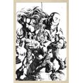 thumbnail image 1 of Marvel Sketch - Group Wall Poster, 14.725" x 22.375" Framed, 1 of 4