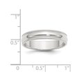 thumbnail image 2 of Sterling Silver 5mm Half Round Milgrain Size 12.5 Band, 2 of 2