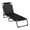 Black, variant on Outsunny Outdoor Folding Lounge Chair, 4-Level Adjustable Chaise Lounge with Headrest, Tanning Chair Beach Bed Reclining Lounger Cot for Camping, Hiking, Backyard, Beige