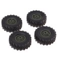 thumbnail image 1 of 4 Pcs Pneus en Caoutchouc avec Roues pour Pièces de Rechange de Camion Échelle 1/16 WPL, 1 of 8