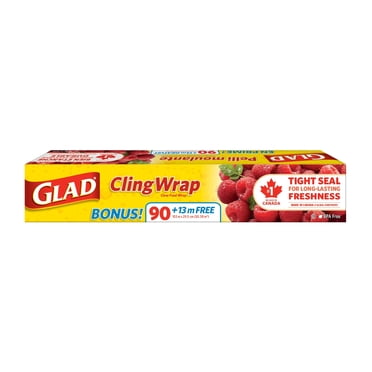 Glad du film alimentaire Plastique Wrap,