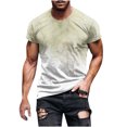 thumbnail image 2 of Qertyioot T-Shirts de Sport en Solde Hommes Col Rond Imprimé Pull Entraînement Physique T-Shirt, 2 of 5