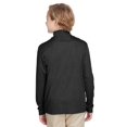 thumbnail image 2 of Youth Zone Sonic Heather Performance Quarter-Zip - BLACK HEATHER - L, 2 of 3