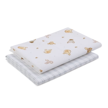 Winnie the Pooh 2pk Cotton Flannel Receiving Blanket, Unisex Infant