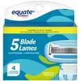 thumbnail image 1 of Equate Cartouches de Rasoir à 5 Lames pour Femmes, Peau Sensible, 1 of 5