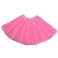 thumbnail image 1 of Girls Tutu Skirt Layered Star Sequins Princess Performance Dance Dress for 3-9 Years, 1 of 4