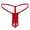 Red, variant on GDREDA Men's Crotchless Underwear Mens Personality Fashion Casual Sexy Mini Thong Underwear Hole Opening Binding Type T Pants Purple,One Size