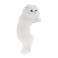 thumbnail image 2 of DOLITY Jouets Mignons pour Chat Statue de Chat Simulée Artisanat, Blanc Gauche, 2 of 9