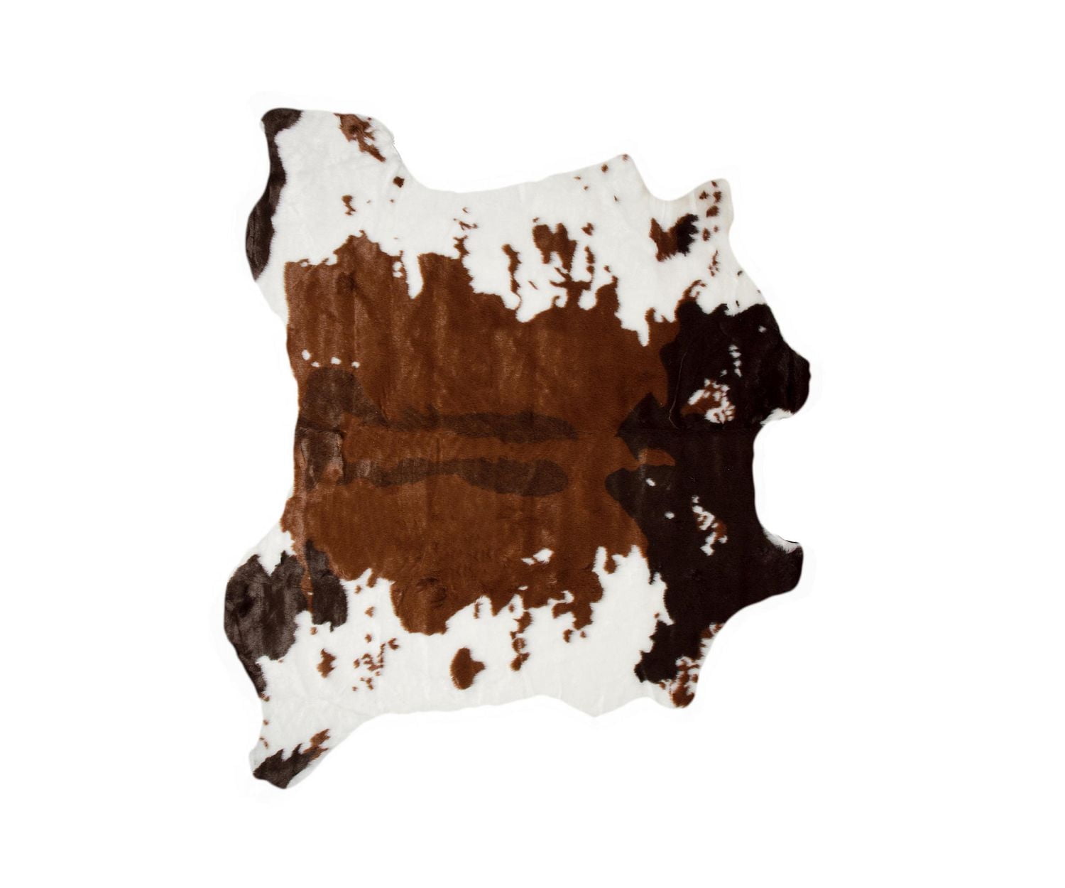 H-Luxe Faux Fur Cowhide Rug