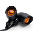 thumbnail image 2 of Krator Motorcycle 2 pcs Black Amber Turn Signals Lights Compatible with Victory Cross Roads Jackpot, 2 of 6