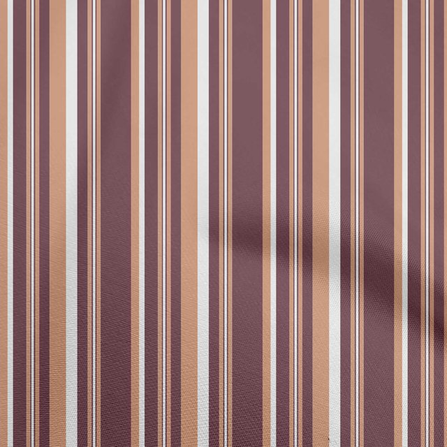 oneOone Velours Brun Chocolat Tissu à Rayures Matériel de Couture Tissu Imprimé au Mètre 58 Pouces Wide-R2