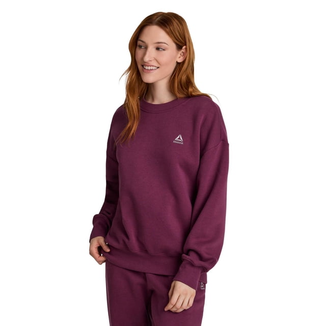 Reebok Women’s Game Day Fleece Oversize Crew