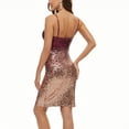 thumbnail image 4 of EGNMCR Robes de Soirée pour Femmes, Robes Formelles pour Femmes, Robes de Cocktail pour Femmes Robe à Paillettes Dégradées de Printemps et d'Été pour Femmes avec Bretelles Jupe Courte et Jupe Robe pour Femme, 4 of 4