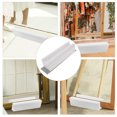 thumbnail image 2 of 1Set Full Length Mirror Stand Wooden Texture White for Home and Office Use, 2 of 9