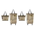 thumbnail image 3 of Ruiboury Foldable Shopping Trolley Bag Multifunctional And Fashionable Wide Application English newspaper 2Set, 3 of 6