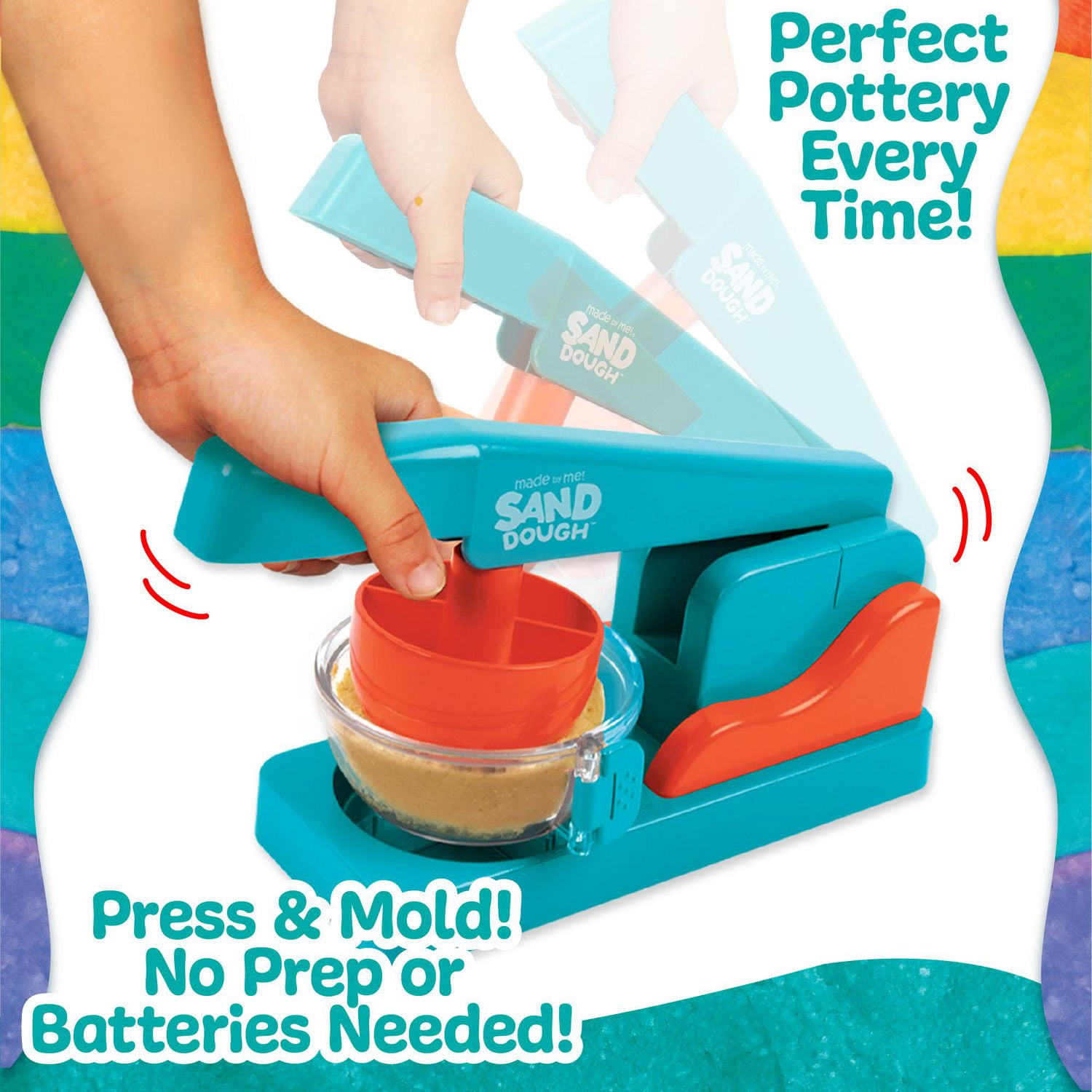 Made By Me! Sand Dough Sculpt & Paint Creations! Pottery Press