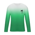 thumbnail image 4 of RXIRUCGD T-Shirt à Col Rond pour Hommes, Décontracté, Mode, Imprimé, Manches Courtes, Chandail, Vert Menthe, Taille : 4TG, 4 of 5