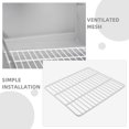thumbnail image 2 of KAKOWELY dividers Metal Fridge Divider For Commercial Refrigerator Freezer Ventilated Shelf Organizer Freezer Iron Partition Fridge Partition Divider Iron Fridge Divider, 2 of 5