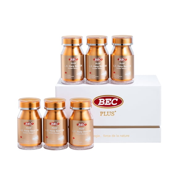 BEC L.E.Harp Seal Oil Gift Box(6 bottle)