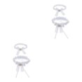 thumbnail image 2 of relayinert Beautiful Womens Lace Flower Leg Garter Belt Rings Exquisite and Charming White 33cm 2Set, 2 of 6