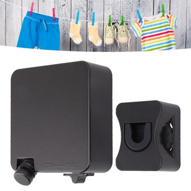 Corde à Linge Rétractable, Corde à Linge Intérieure Extérieure de 6 m, Corde à Linge Réglable en Acier Inoxydable 304 Robuste pour Sécher les Vêtements, Étendoir Mural pour Vêtements pour Dortoir