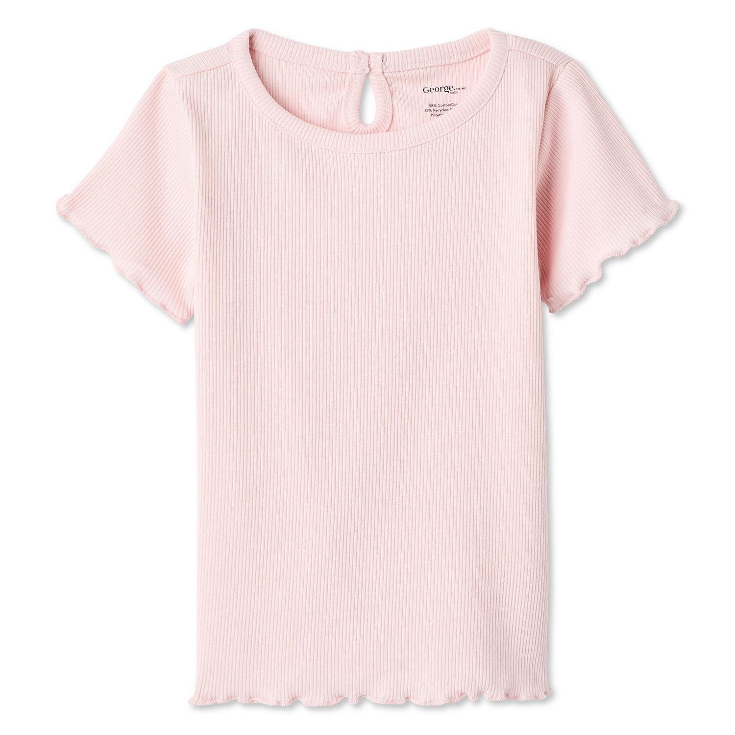T-shirt côtelé George pour bébés filles