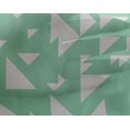 thumbnail image 5 of oneOone Georgette Viscose Fabric Triangle Geometric Print Fabric By Yard 42 Inch Wide, 5 of 5