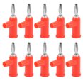 thumbnail image 2 of Banana Connector, Brass Material Banana Plug 4mm/0.2in Diameter Simple Installation  For Security Accessories Red, 2 of 8