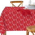thumbnail image 2 of Nappe En Coton (132 X 183 Cm) (Flocons De Neige), 2 of 3