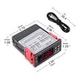 thumbnail image 4 of Amdohai STC-1000 Contrôleur de Température Numérique Régulateur de Température Intelligent Réfrigérateur Prise en Charge du Chauffage du Refroidissement Correction de Température avec Fonction d'Alarme, 4 of 8