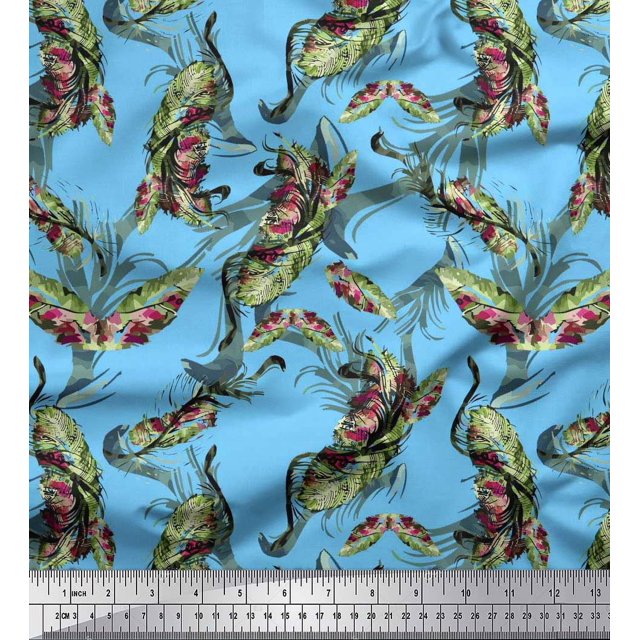 Feuilles de Tissu de Rayonne Pomme & Tissu Imprimé Texture 1 Yard 56 Inch Wide