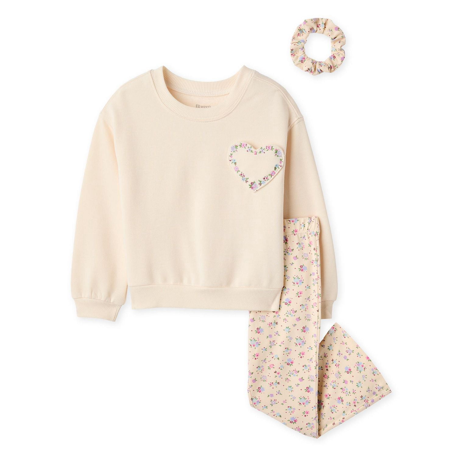 Ensemble 3 pièces en molleton Btween pour petites filles