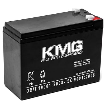 KMG 12V 10Ah Replacement Battery Compatible with Schwinn Mongoose M-750 3 Zone 5