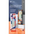 thumbnail image 2 of H96 three-mode mechanical keyboard Bluetooth wireless gaming keyboard, 2 of 18