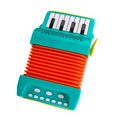 thumbnail image 3 of 10 Keys 8 Bass Piano Accordion Musical Instrument for Beginner Kids Children Green, 3 of 9