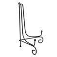 thumbnail image 1 of 4" - 12" Bowl Plate Stand Iron Easel Classic Display Stand Book Artwor(8?), 1 of 3