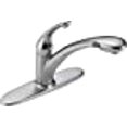 thumbnail image 3 of Delta Faucet Signature Single-Handle Kitchen Sink Faucet with Pull Out Sprayer, Arctic Stainless 470-AR-DST, 3 of 4