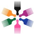 thumbnail image 1 of SHISUYAN 6Pcs Long Tooth Combs Smooth Hair Picks Beard PP Hair Combs Hair Styling Tools, 1 of 9