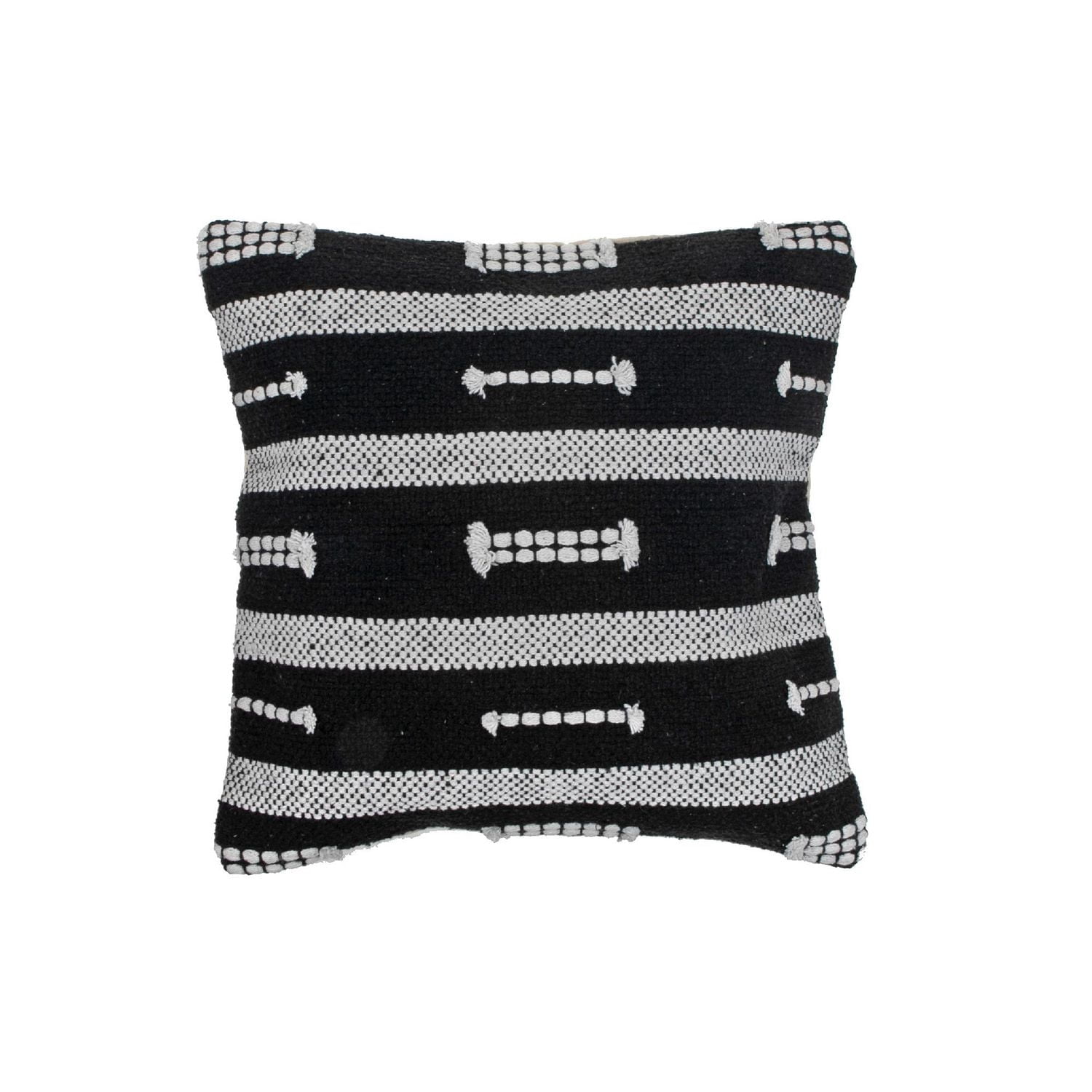 Coussin Tissé À La Main En Coton (Aliment De Base) - Ensemble De 2