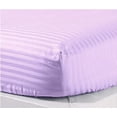 thumbnail image 3 of 1200 Thread Count 100% Egyptian Cotton 3-Piece Fitted Sheet ( 1 Fitted Sheet + 2 Pillow Covers) 15 Inches Deep Pocket Size Stripe Pattern, 3 of 4