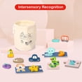 thumbnail image 4 of TOOKYLAND Memory Touch Recognition Game - 33pcs - 2-4 Players Wooden Toy Set, Ages 3+, 4 of 9