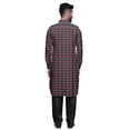 thumbnail image 3 of Atasi Kurta-Pyjama Pathani Indien pour Hommes Tenue de Fête Kurta-Pyjama pour Hommes, 3 of 5