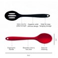 thumbnail image 2 of Silicone Nonstick Slotted Spoons Set 2-Piece, Heat-Resistant Cooking Utensil Spoons for Stirring, Scooping and Mixing, 2 of 7