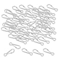 thumbnail image 2 of jinwen 100Pcs Stainless Steel Clasp Snap Hook Buckle Key Chain Lanyard Clip 20mm 20mm, 2 of 8